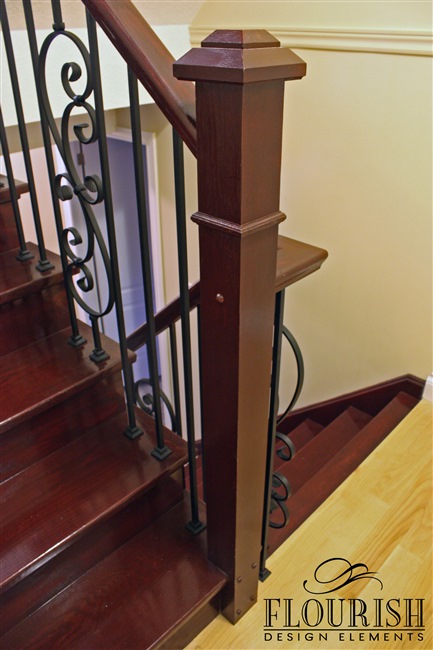 3_5_Fairmont_Newel Post_W_Flourish_1