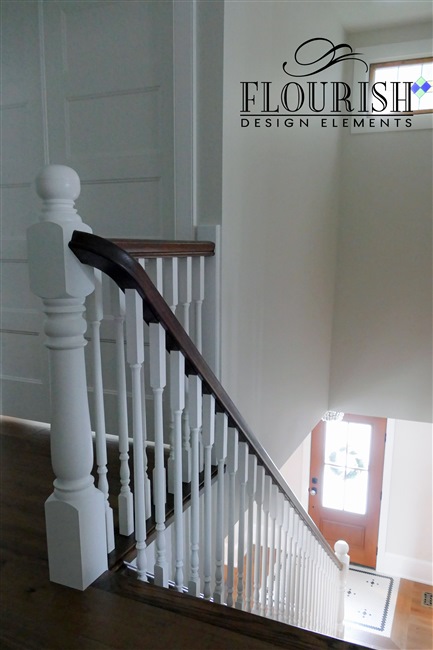 Custom Heritage Newel Post W/Heritage Balusters6