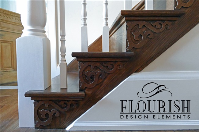 Custom Heritage Newel Post W/Heritage Balusters2